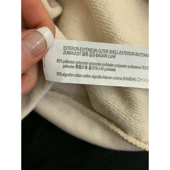 Bershka New Ivory Red Long Sleeve Sweater hoodie - Picture 10 of 11